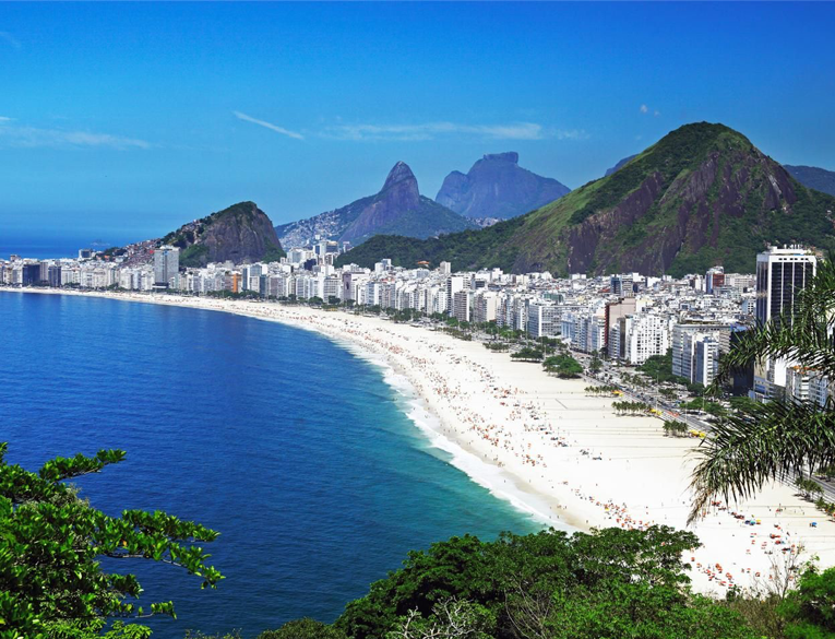 Copacabana Beach in Rio de Janeiro