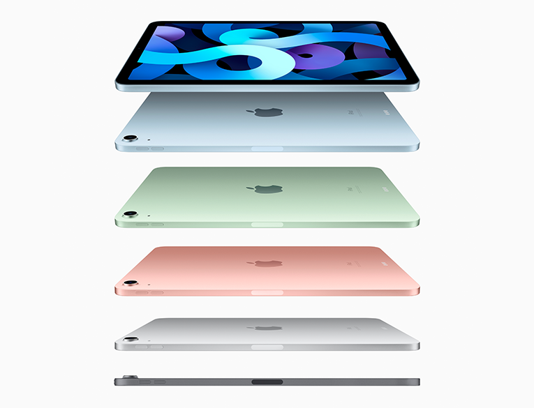 The New iPad Air will come in Space Gray, Silver, Rose Gold, Sky Blue, and Green