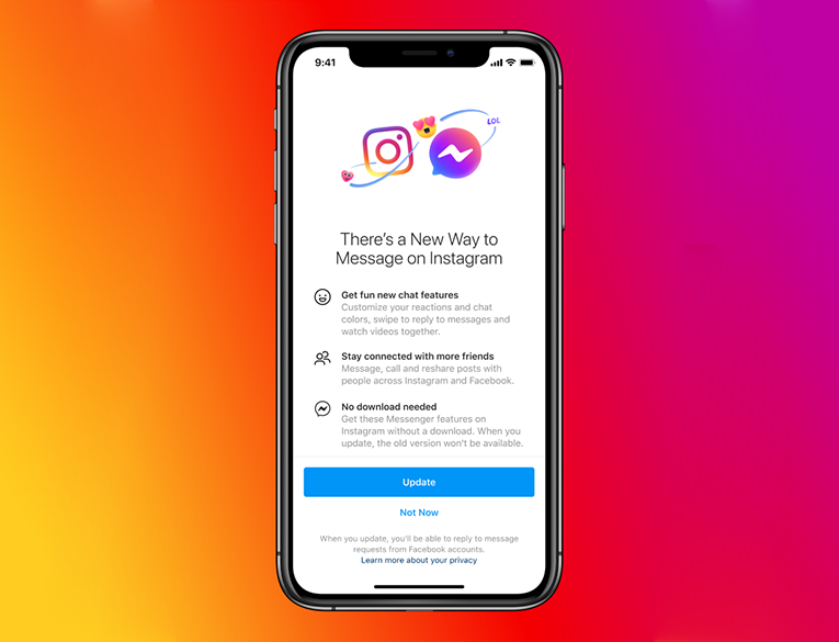Facebook Launched Cross-App Messaging on Instagram and Messenger