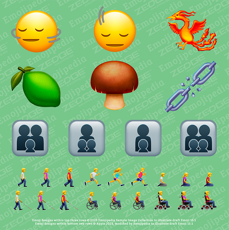 Emoji 15.1 designs