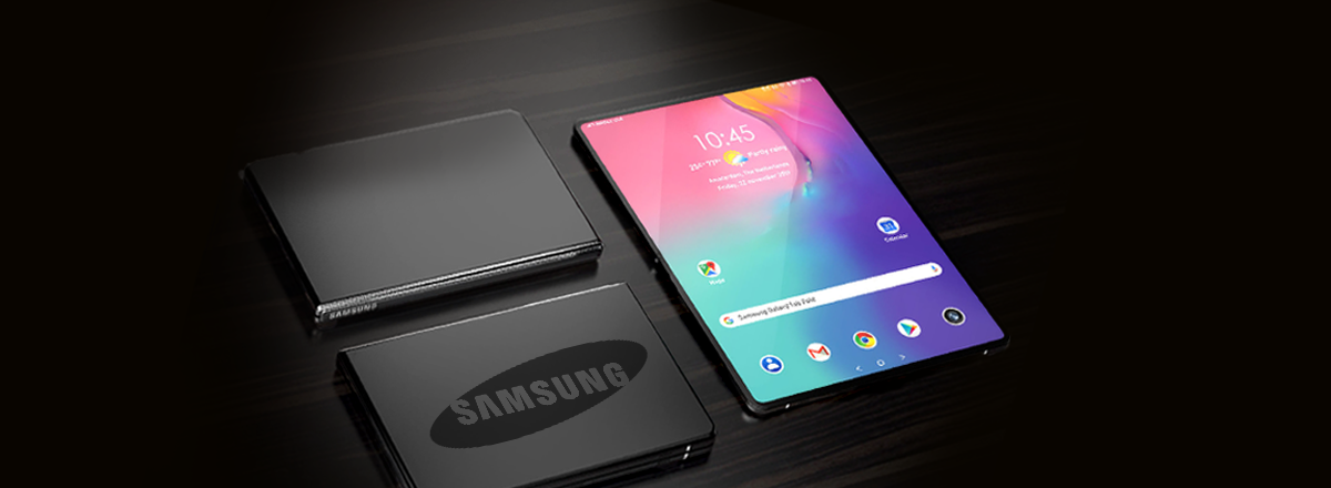 サムスンの新しい特許:折りたたみ式タブレット