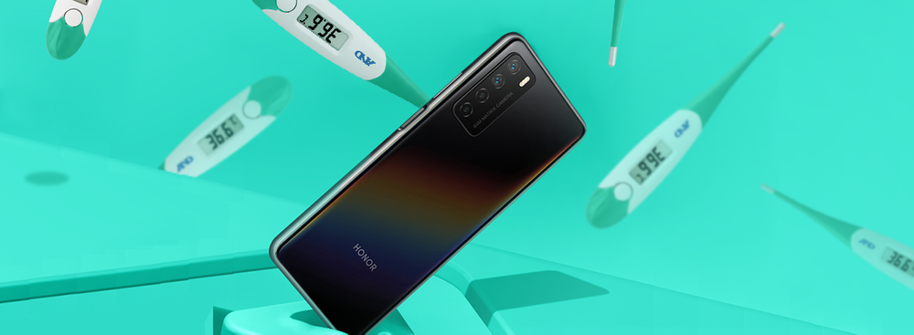 Honor Play 4 Pro スマートフォンが体温計を搭載