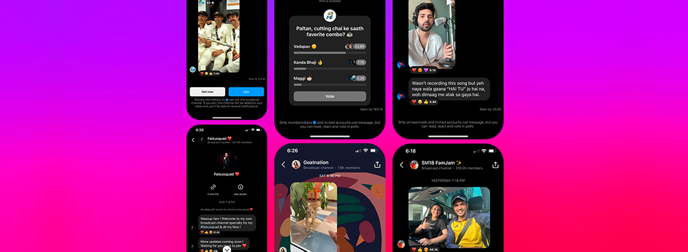 Instagramのブロードキャストチャンネルが世界中で利用可能に