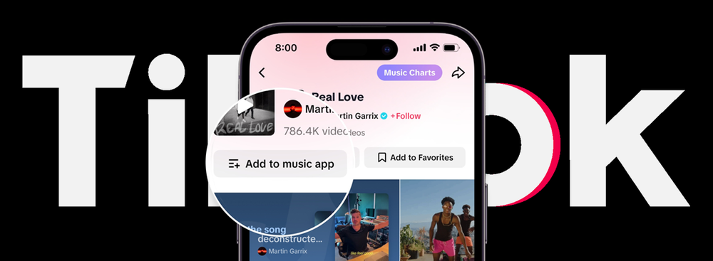TikTokの最新機能でSpotifyやApple Musicへの直接楽曲保存が可能に