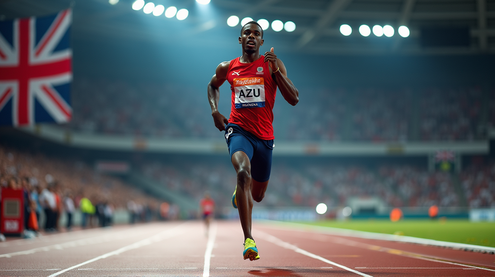 ジェレマイア・アズの衝撃の60m金メダル：歴史的なインドア勝利