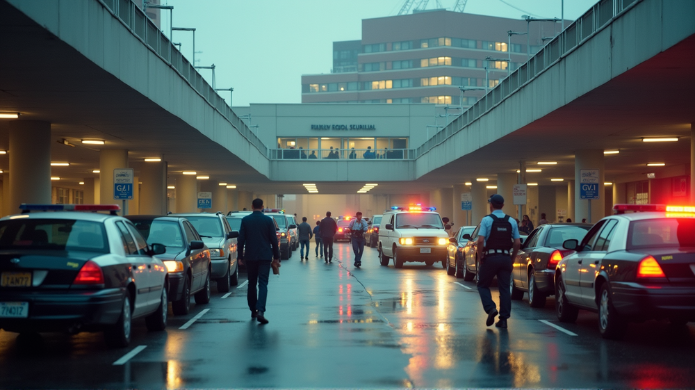 コーウェル病院銃撃事件: 混乱した朝の内情