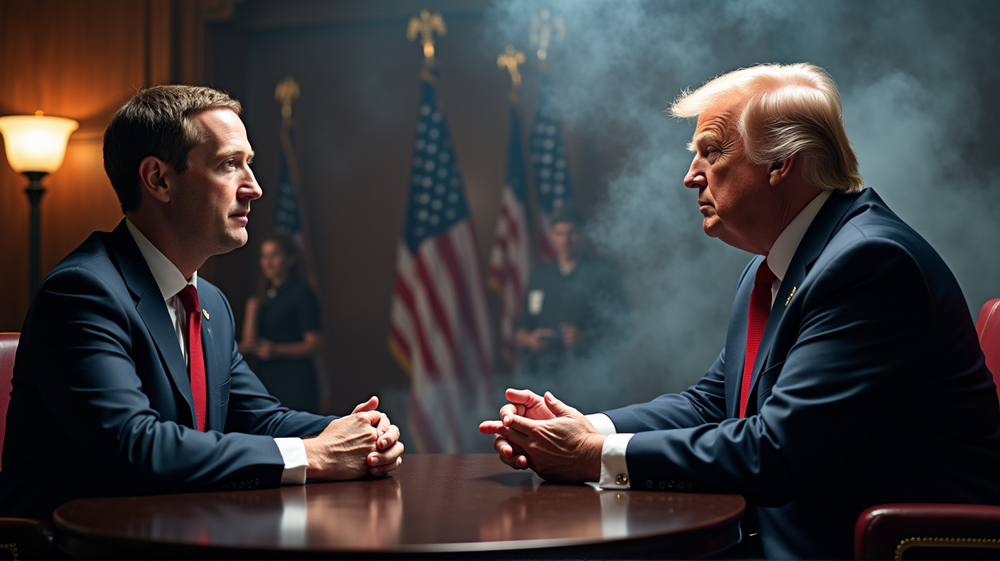 ザッカーバーグの大胆な動き: トランプとの高リスクゲームで独占禁止法の裁判回避を狙う