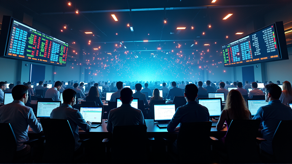 注目の収益報告を控えたダウ、5日間のラリーに向けて奮闘中