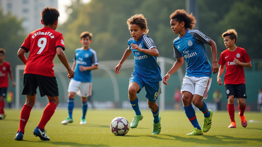 スポーツ伝説がマドリードの青少年と結束、ローレウス賞の前に忘れられない日を