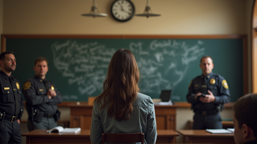 スタントンに衝撃波: 元教師補助がわいせつ行為で逮捕される