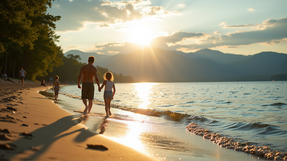 スミス・マウンテン湖がアメリカ最高の湖ビーチに挑む理由！
