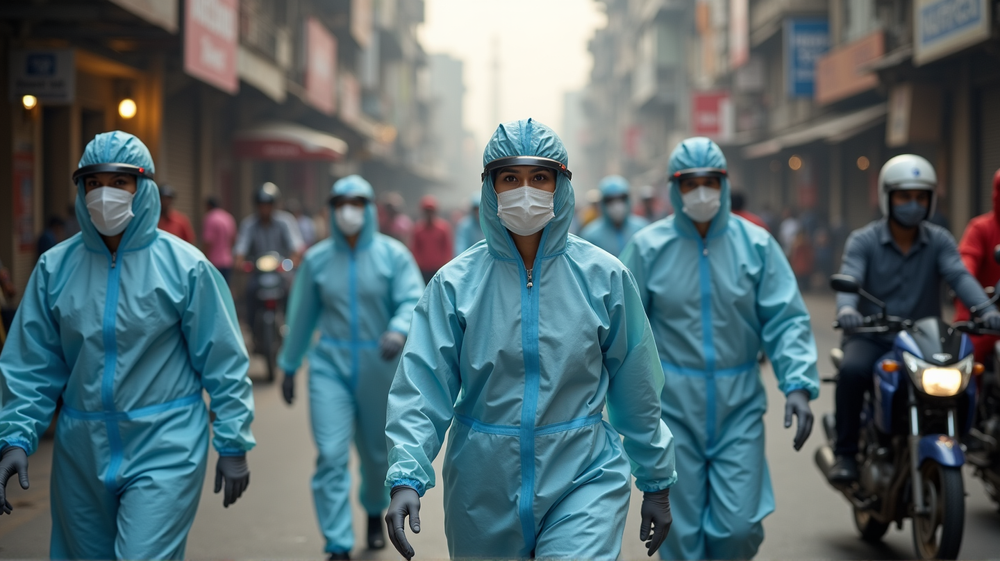 デリーとガジアバードでCOVID-19症例増加：当局が警戒態勢