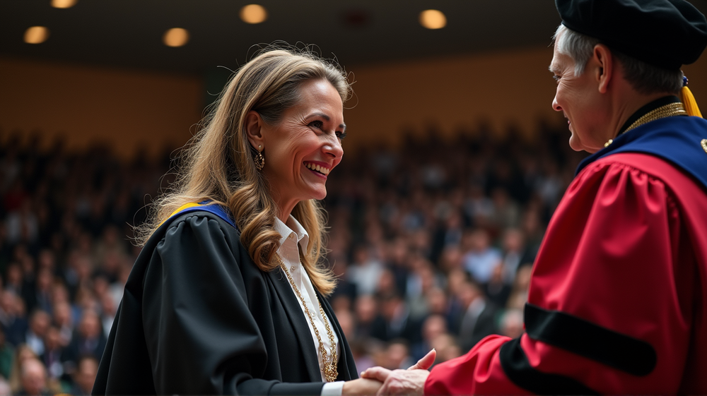 名誉の瞬間: ShelterBox USAリーダーが母校で称賛される