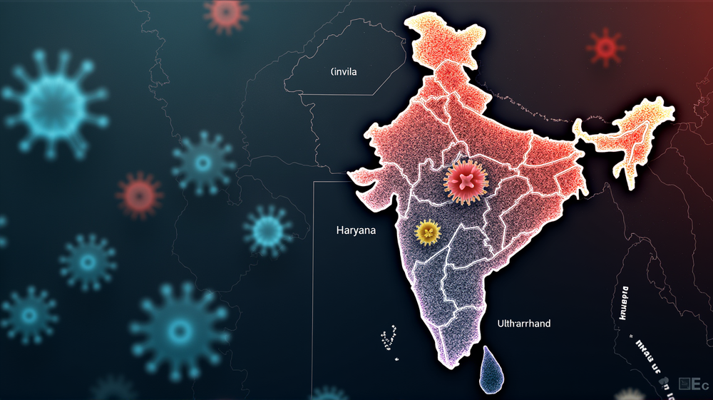国内COVID-19警戒：ハリヤナとウッタラーカンドで新たな感染報告
