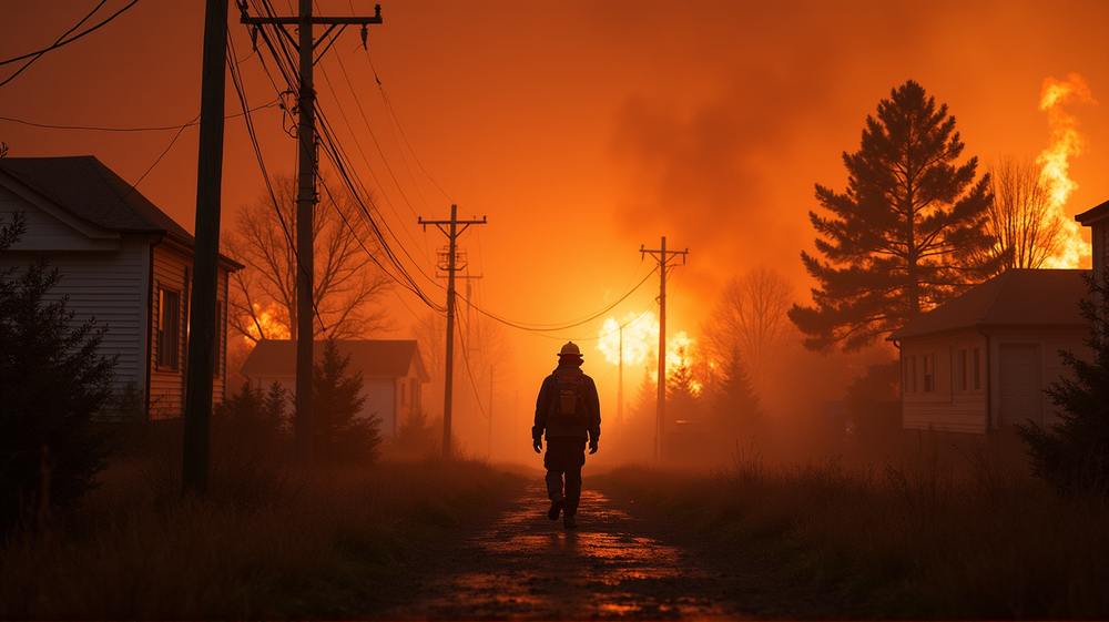 ウェーンキーファーストネーション、バリーで野火危機の避難所へ