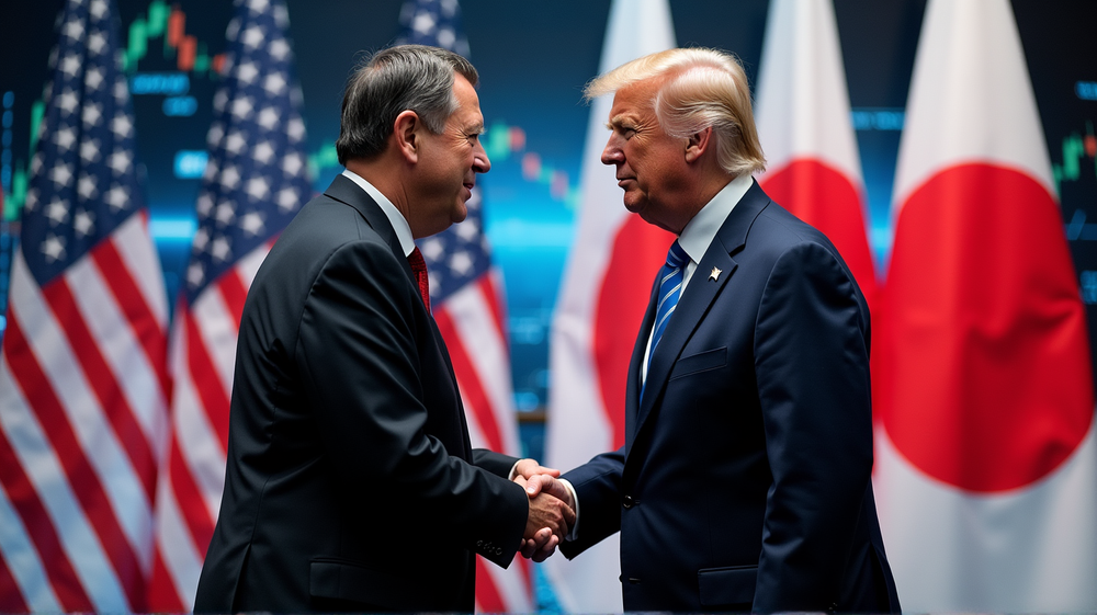 トランプ、波乱の交渉の末に日本との画期的な貿易協定を締結