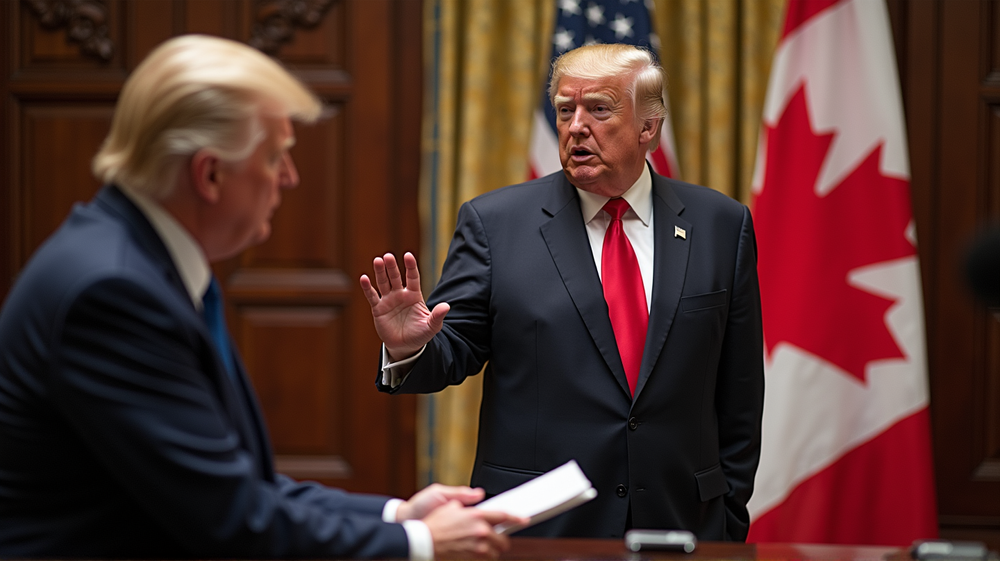 レーガンの誤引用によりトランプがカナダとの交渉を中止!