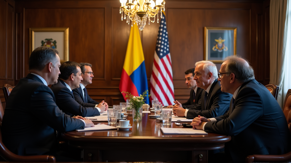 コロンビア、劇的対決で米国大使を召還、外交が危機に