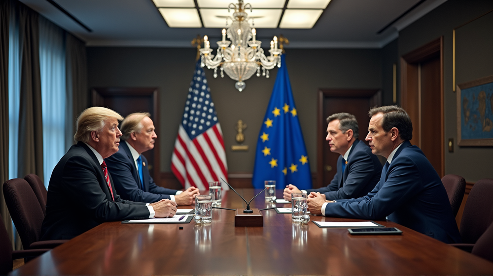 米国、貿易交渉中にヨーロッパの技術規制の再考を要求