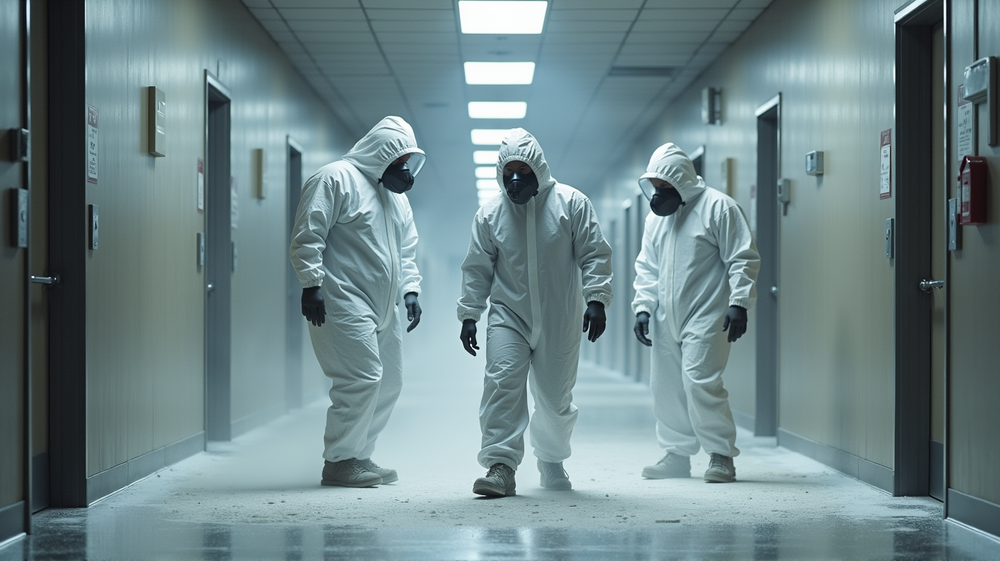 米軍基地で謎の粉、健康被害の恐れ