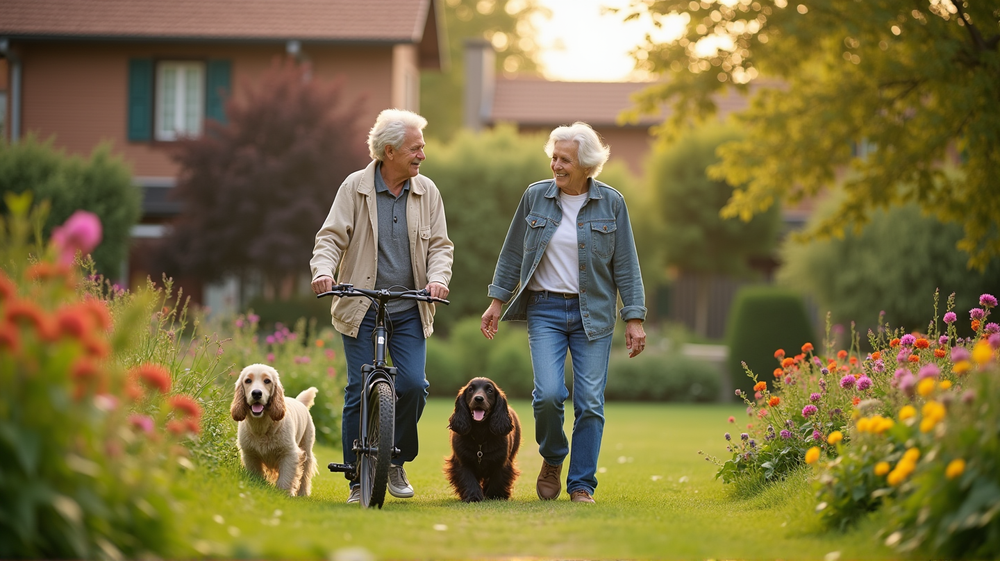 活力に満ちた50代以上のライフスタイルを楽しむポールとサリー