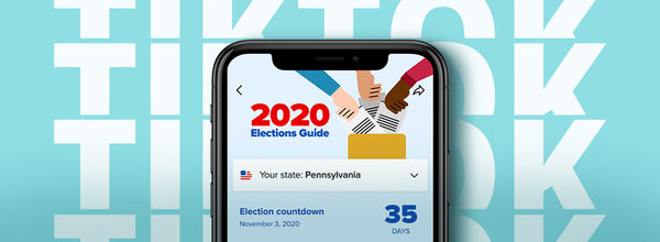 TikTok、誤情報対策のためのインアプリ米国選挙ガイドを開始