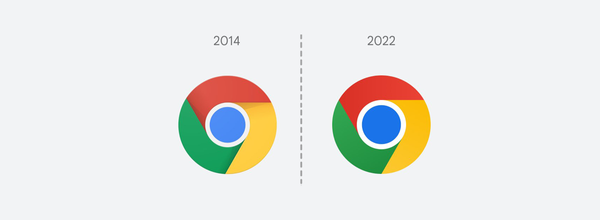 Googleが2014年以来初めてChromeロゴを変更