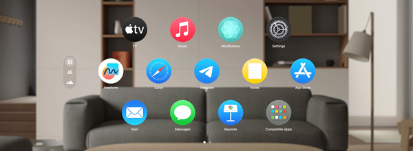 Telegram、Apple Vision Pro向けのARステッカーを備えたvisionOSアプリをティーズ