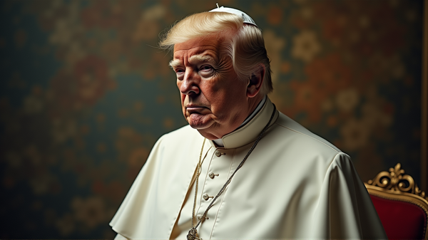 ドナルド・トランプの法王イリュージョンが世界中で議論を巻き起こす