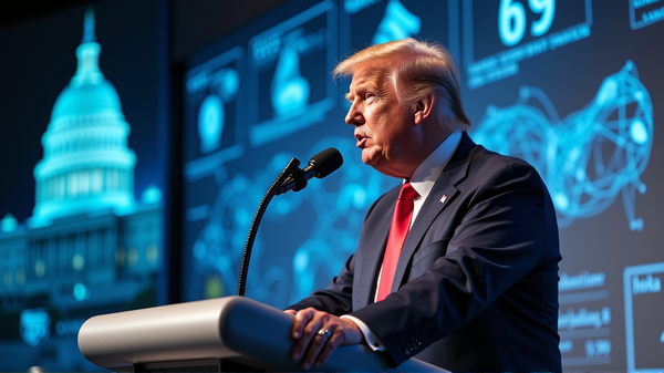トランプの多柱AIアクションプラン、中国との技術競争に勝利することを誓う
