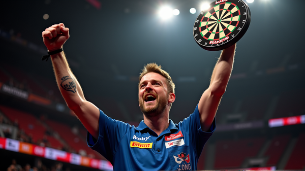 ブラッドリー・ブルックスがレスターで勝利、ワールドダーツ選手権出場権を獲得
