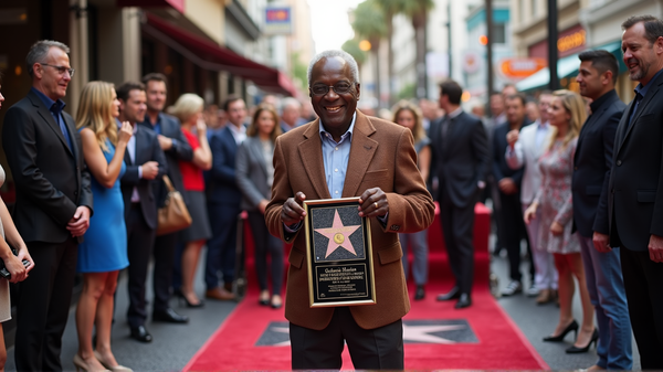 ハリウッド・ウォーク・オブ・フェームで輝くグリン・ターマン