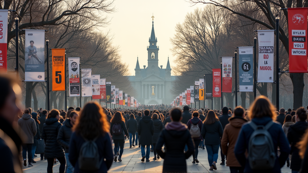 悲劇の後で賑わうミネソタ大学のターニング・ポイントUSAツアー
