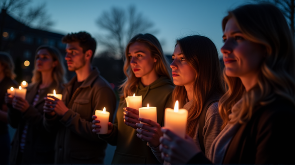 心のこもった追悼と振り返り：OUがチャーリー・カークに捧げるキャンドルライト集会