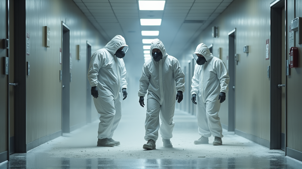 米軍基地で謎の粉、健康被害の恐れ