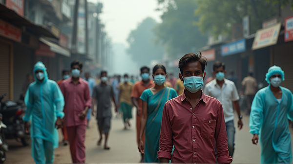 インドでCOVID-19感染者が急増：700人以上が感染、17人が命を落とす