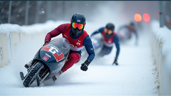 米国リュージュペアが銀メダルを獲得、五輪の栄光への舞台を設定